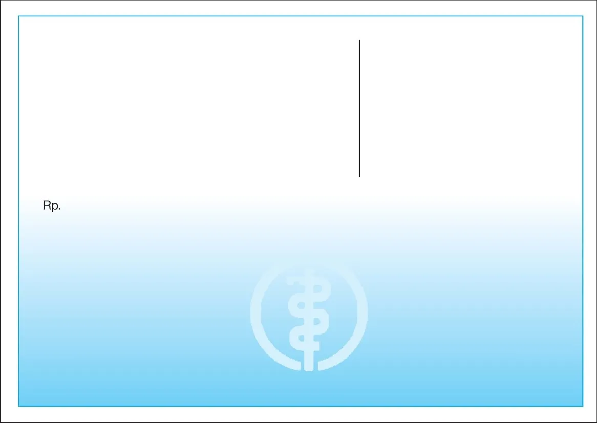 Die Privatrezepte der Serie Blau im Format DIN A6 quer sind praktische Abreißblöcke mit einem ansprechenden Farbverlauf. Sie sind einseitig, zweifarbig in Blau und Schwarz bedruckt und beinhalten Informationen der Arztpraxis. 