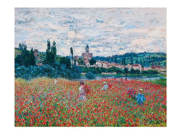 Monet, Mohnfeld, bei Vethieul