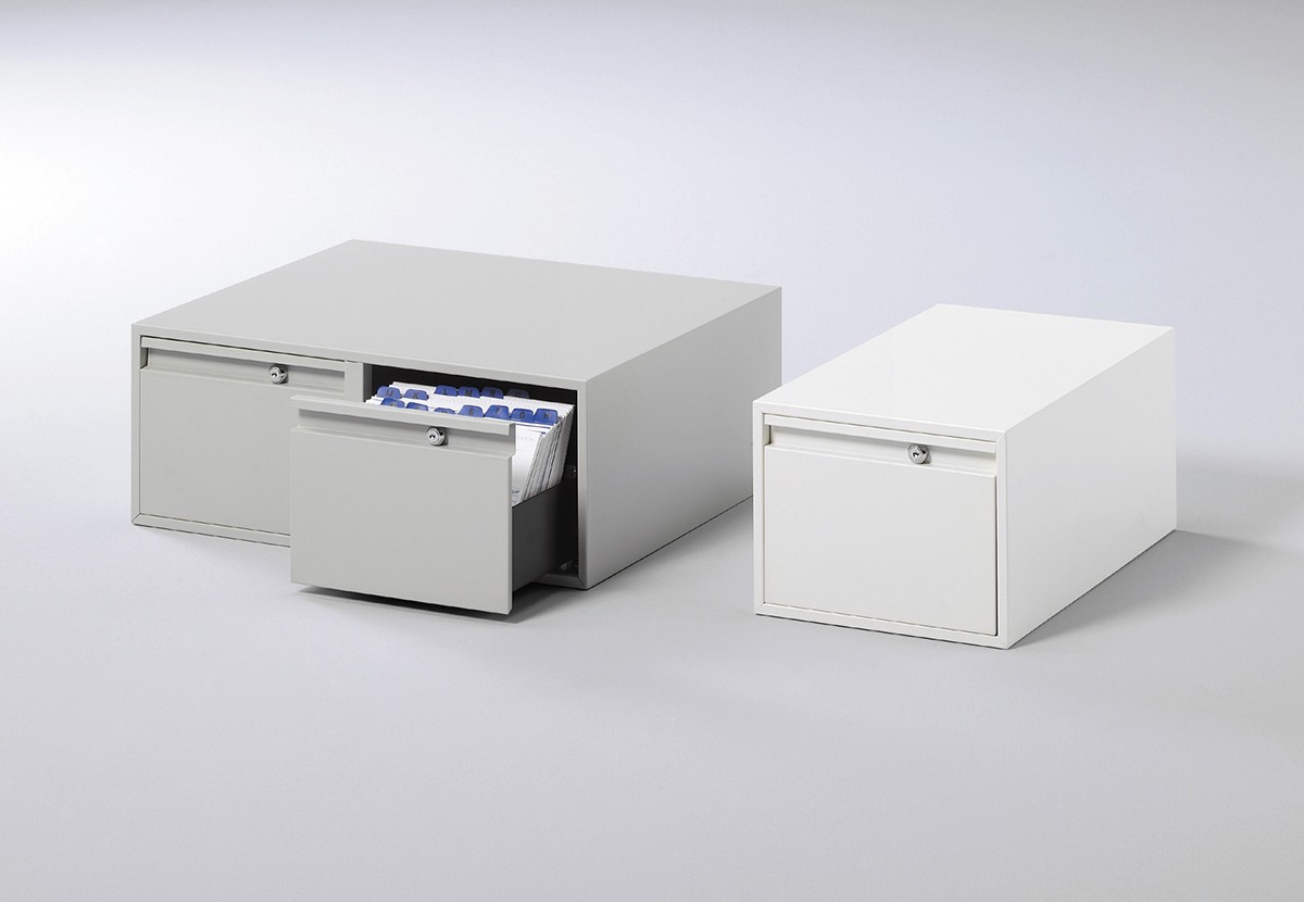 Karteikasten mit 1 oder 2 Schubladen