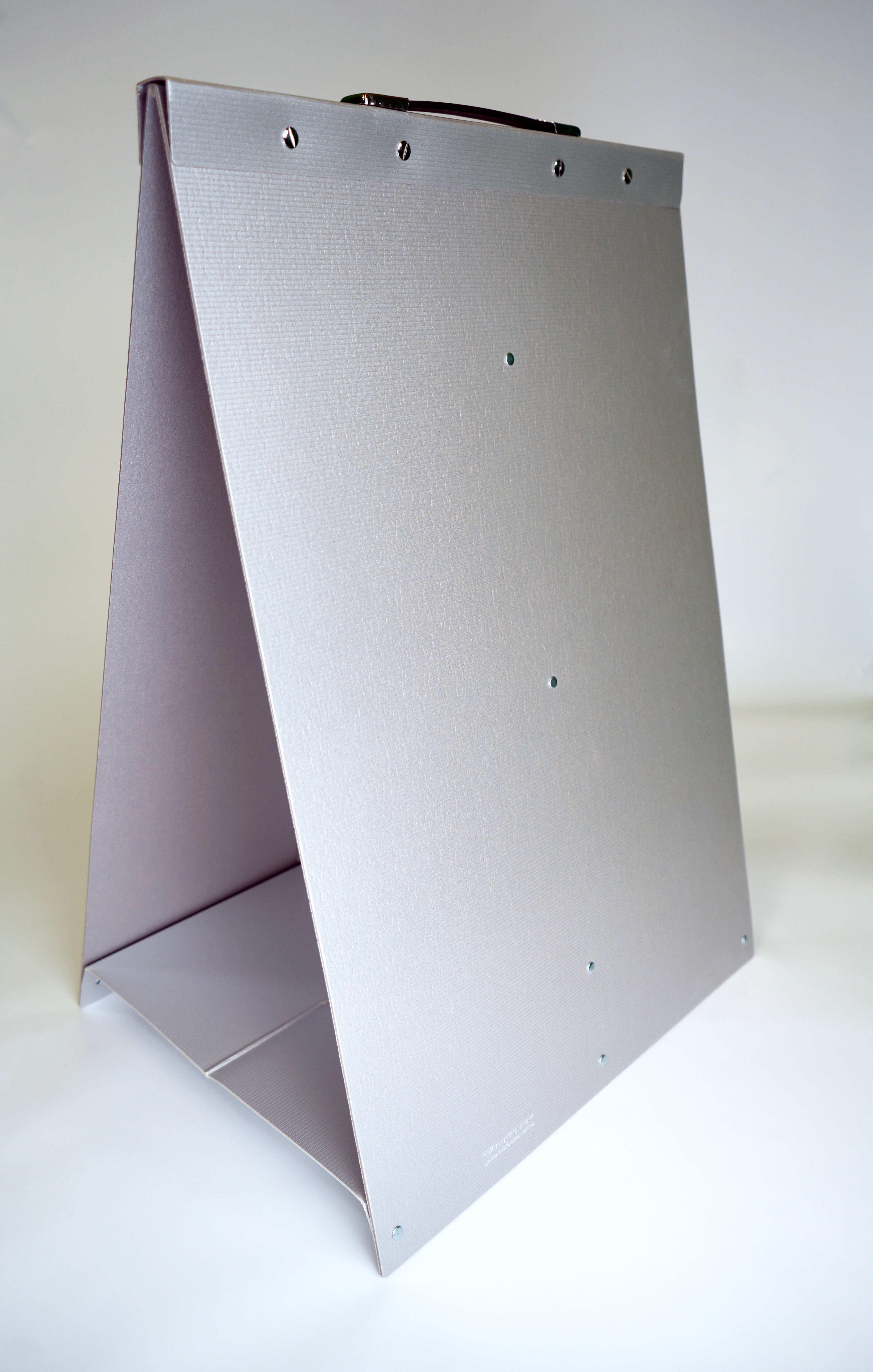 Flipchart-Ständer für die Präsentation von Postern im Rahmen von Patientenschulungen