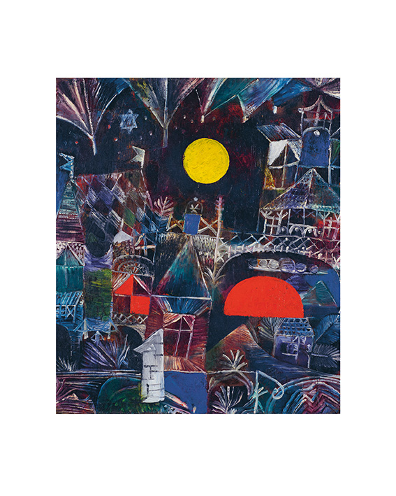Klee, Mondauf- Sonnenuntergang