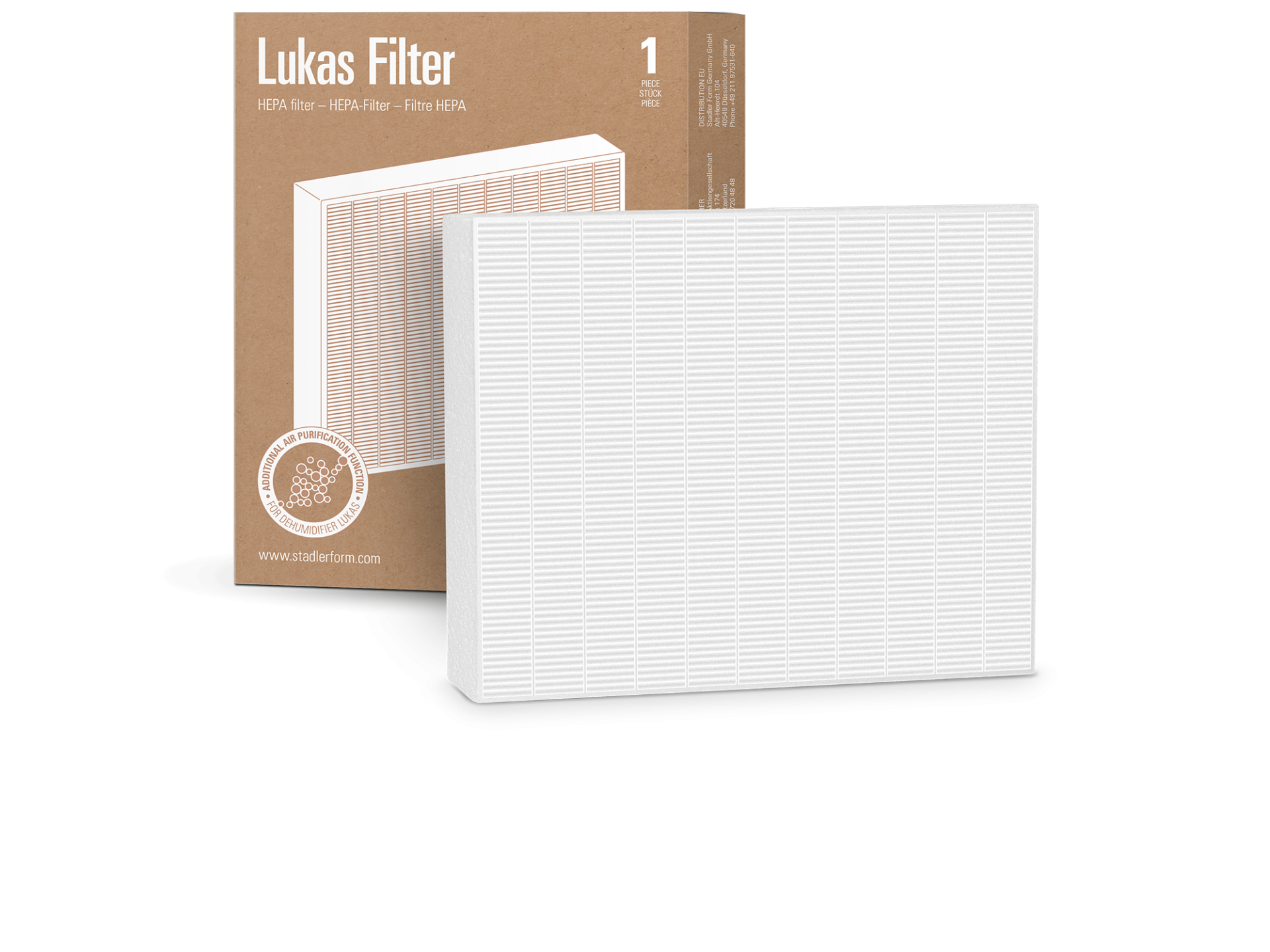 HEPA-Filter für Luftentfeuchter LUKAS