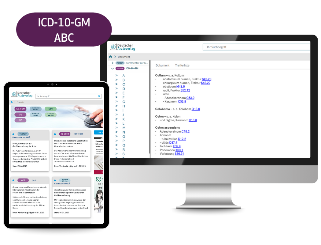 ICD-10-GM Alphabetisches Verzeichnis - Online-Version