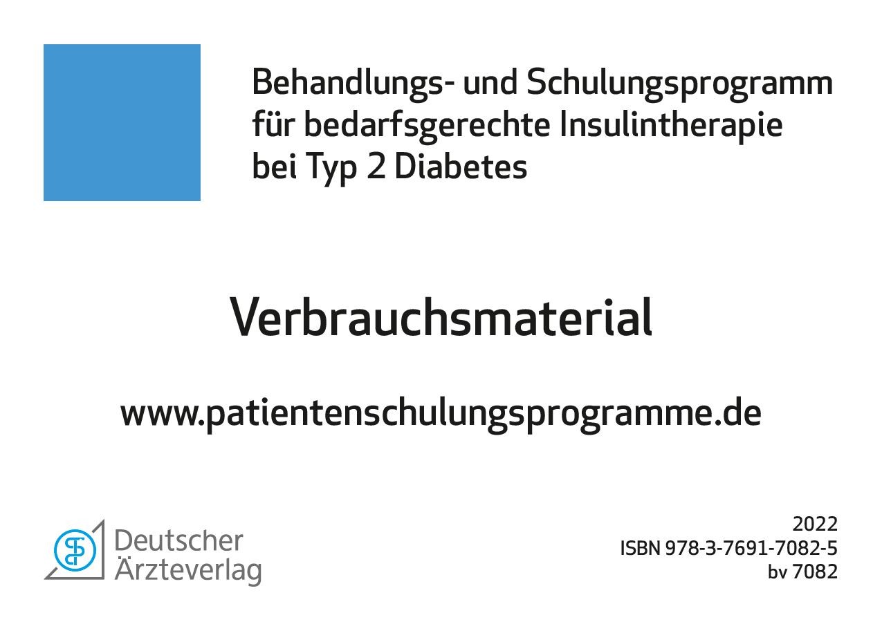 Bedarfsgerechte Insulintherapie - Verbrauchsmaterial