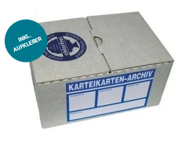 Archiv-Kartons inkl. Aufkleber