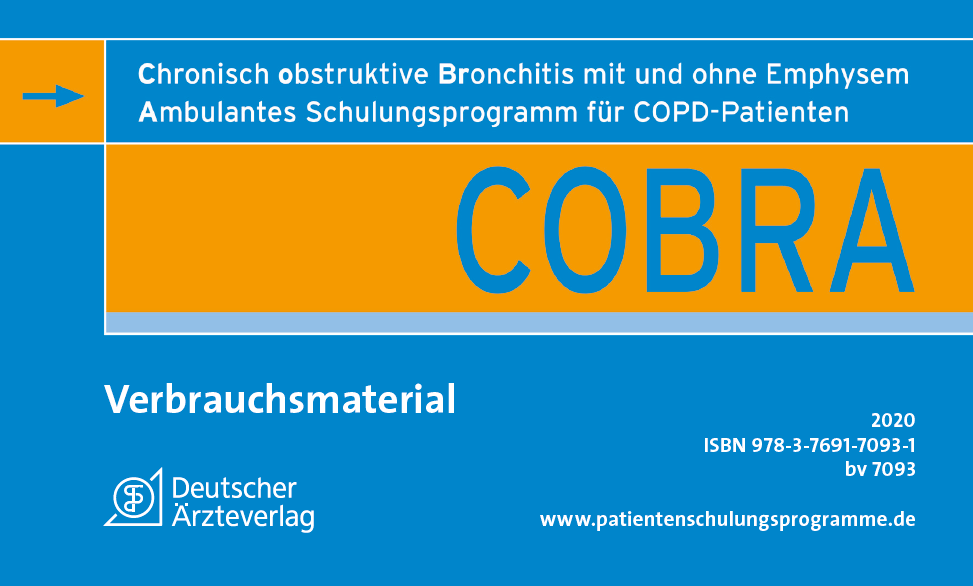 COBRA - Chronisch obstruktive Bronchitis mit und ohne Emphysem - Ambulantes Schulungsprogramm für COPD-Patienten