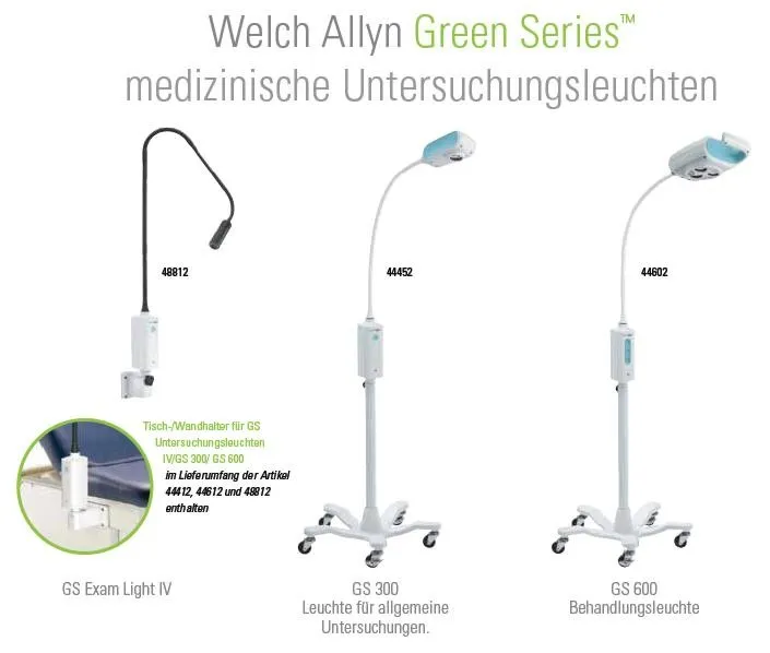 LED-Untersuchungs- und Behandlungsleuchte GS 600 mit Rollstativ