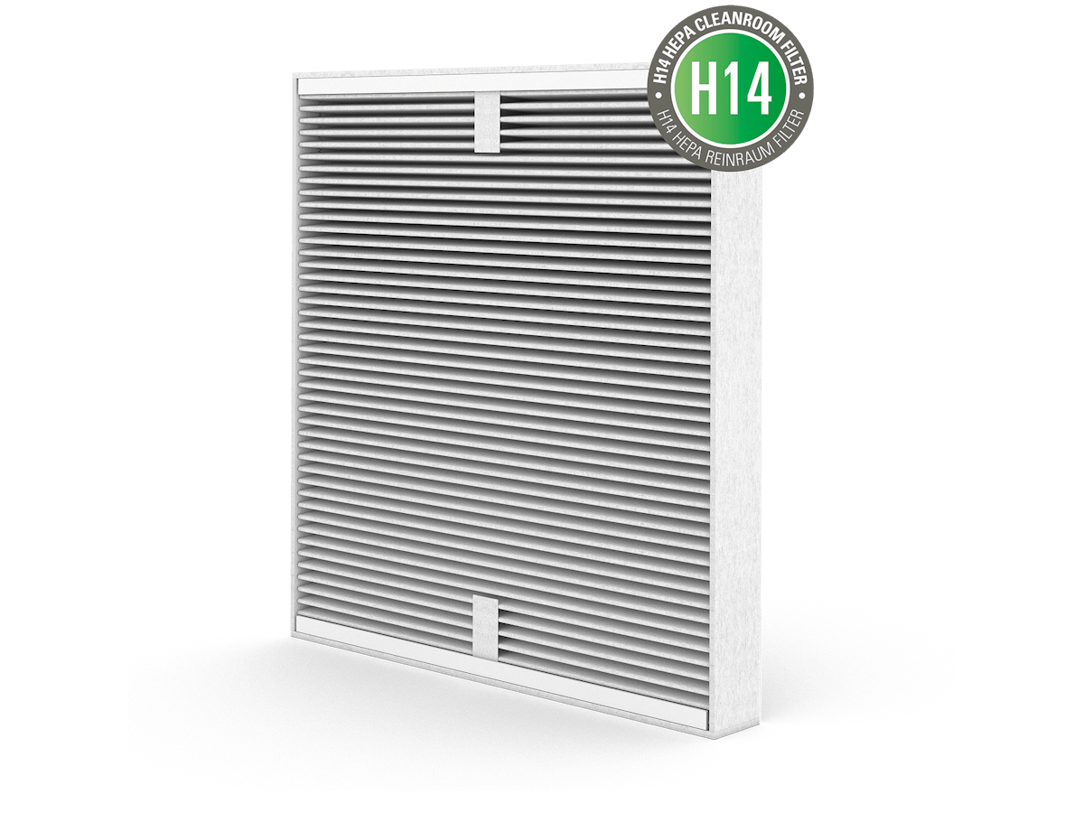 Dual-H14-Filter: HEPA u Aktivkohle (RoB)