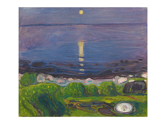 Munch, Sommernacht am Strand