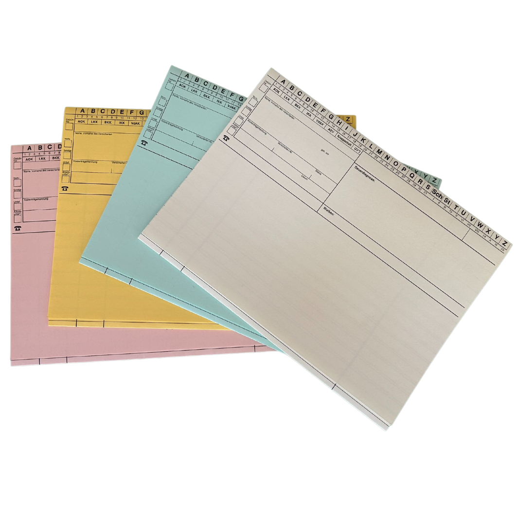 OPTIMA Karteimappe, auf Endformat gefaltet