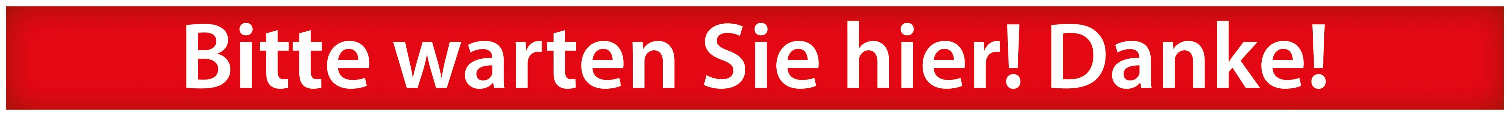 Bodenaufkleber rechteckig als Abstandshalter