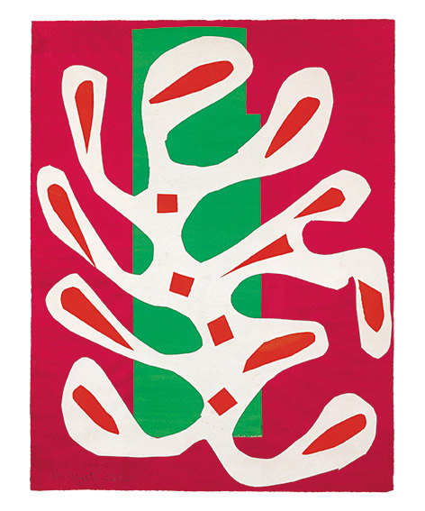 Matisse, Weiße Alge, 1947